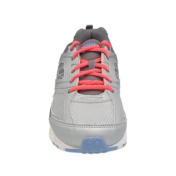 Danskin Now Women Low Top Running Sneakers Size US 6 Gray Pink Blue - Picture 4 of 6